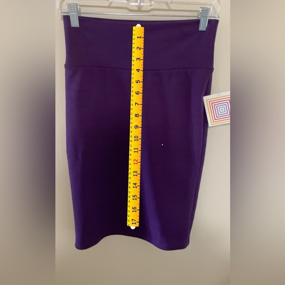 ✨NWT LuLaRoe Purple Pencil Skirt Size XS - Picture 8 of 8
